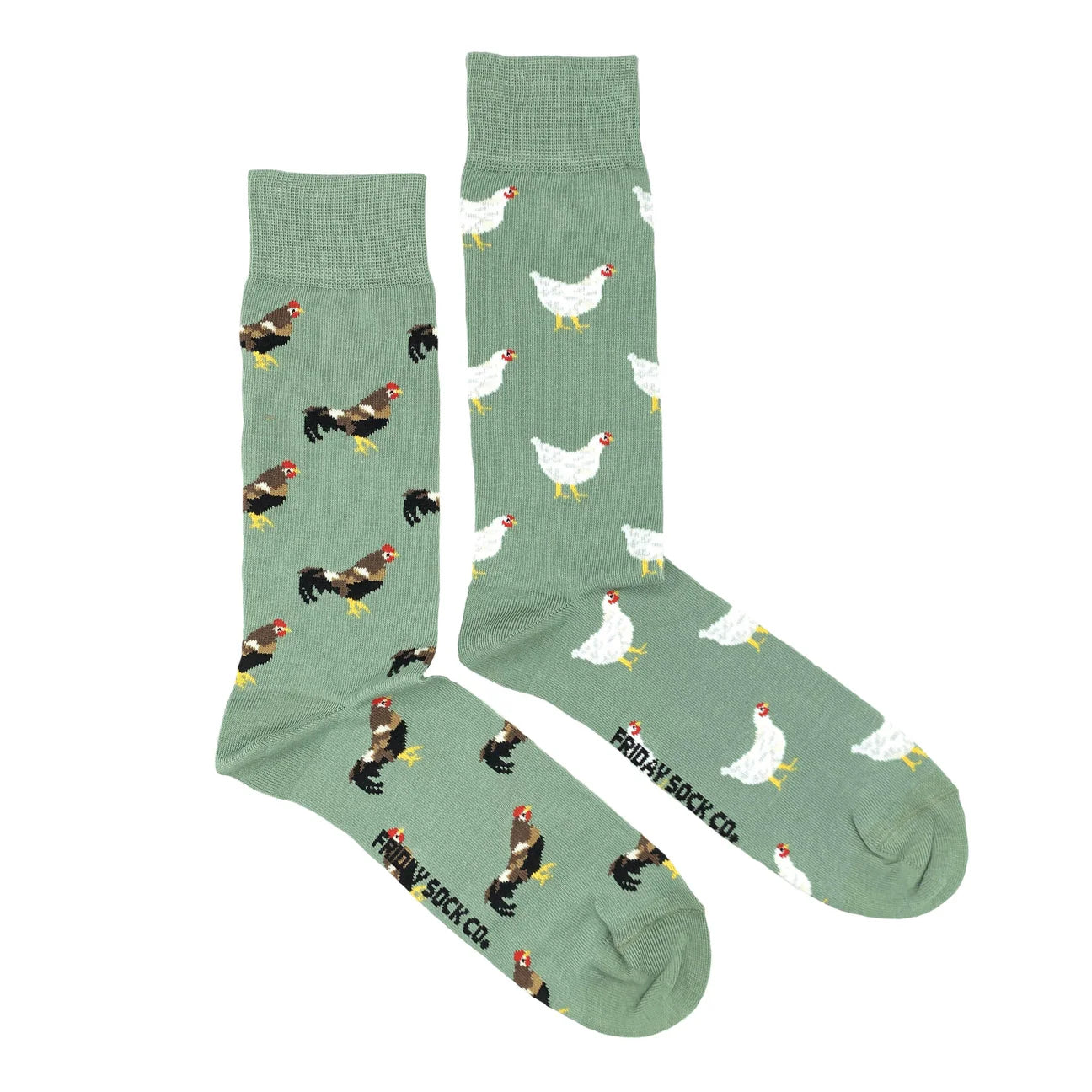 Socks - Large - Chicken & Rooster