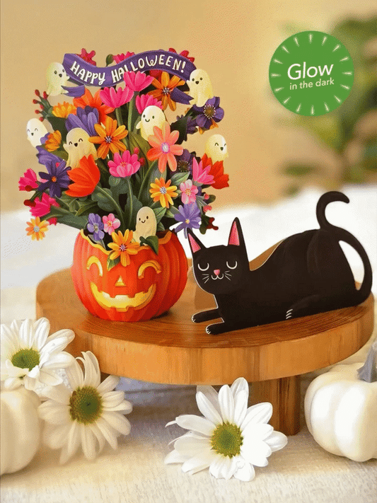 Mini Paper Bouquet - Pumpkin Booquet - 6"