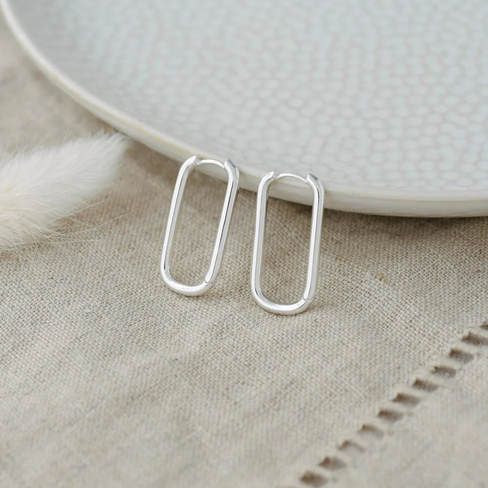 Hoop Earrings - Modo - Silver