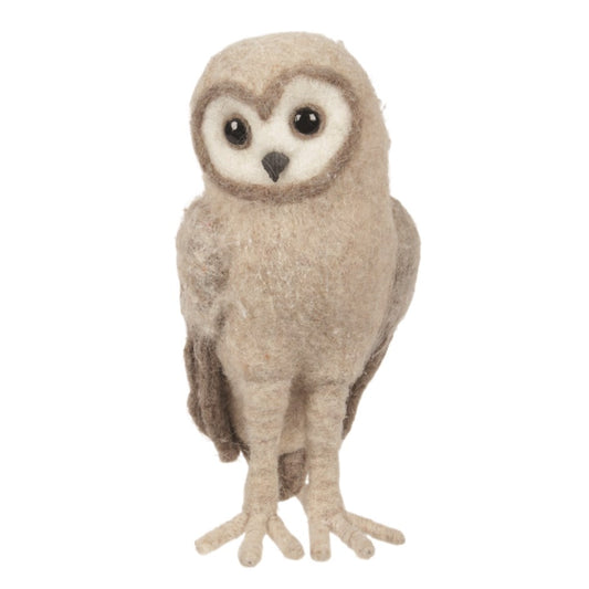 Decor Piece - Snowy Owl - Cream
