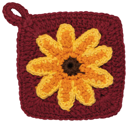 Sponge Set - Crochet Sunflowers - Set of 2