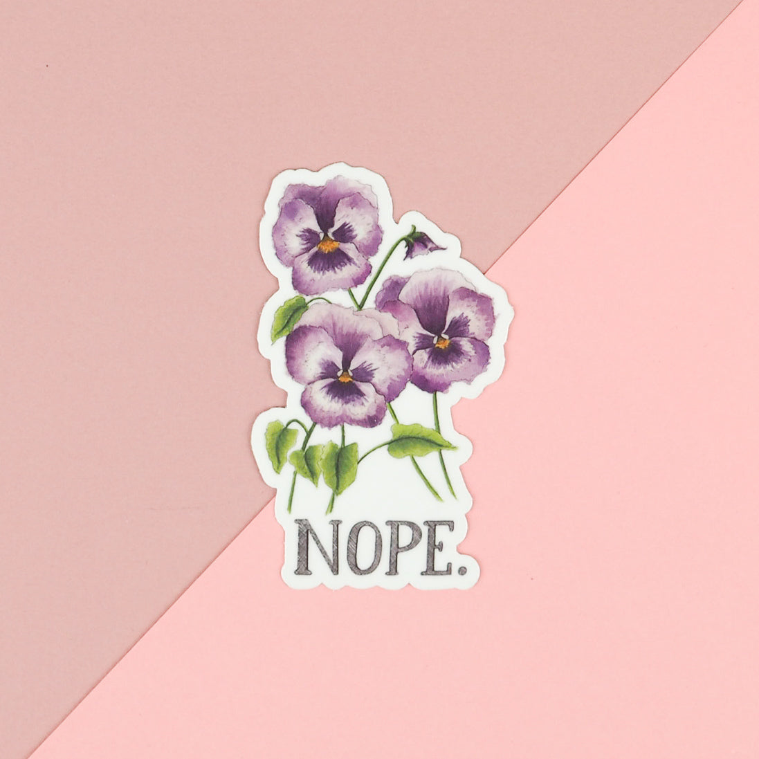 Sticker - Floral - Nope