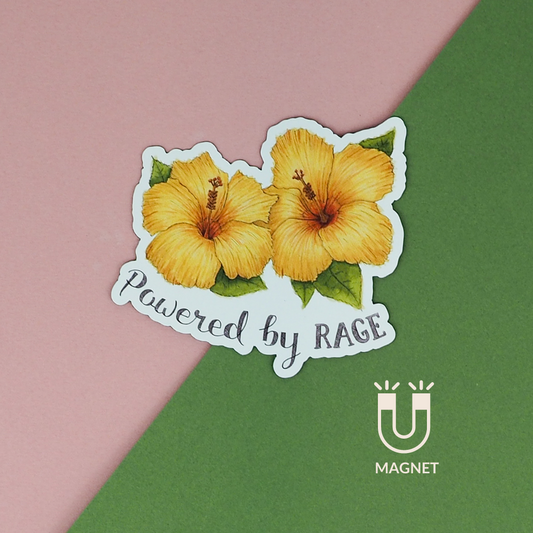 Magnet - Floral - Powered By Rage