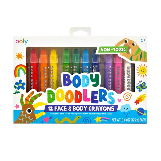 Body Doodlers  - Face & Body Crayons - Set of 12