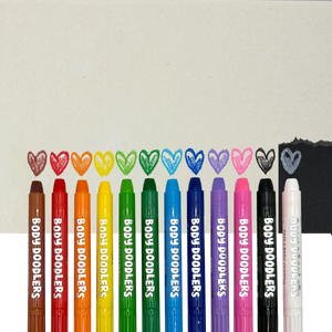 Body Doodlers  - Face & Body Crayons - Set of 12