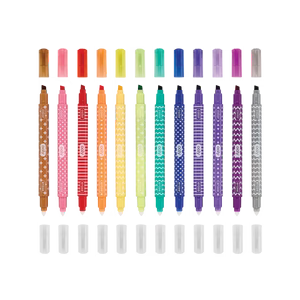 Markers - Erasable - Set of 12
