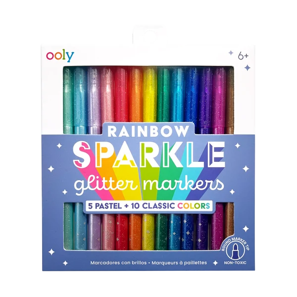 Markers - Glitter Sparkle - Set of 15