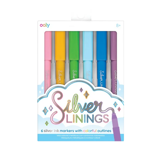 Markers - Silver Linings Outline - Set of 6