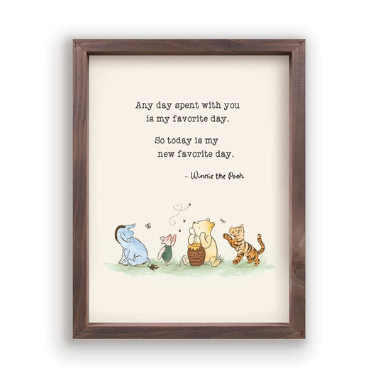 Sign - Winnie The Pooh - Any Day Spent With You