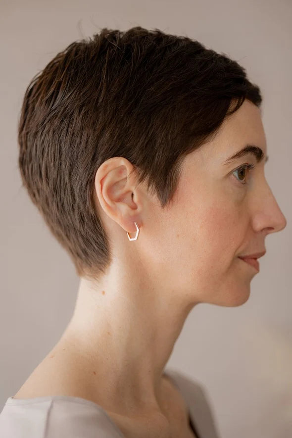 Earrings - Penta Gleam - Gold