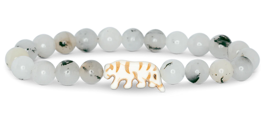 Animal Tracking Bracelet - Tiger - Siam Stone