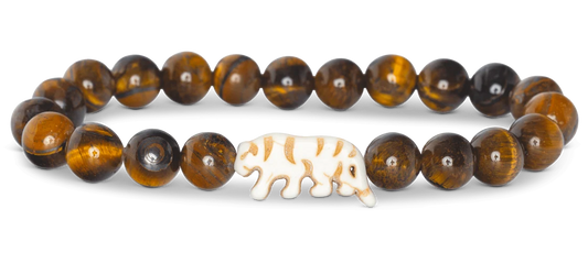 Animal Tracking Bracelet - Tiger - Tigers Eye