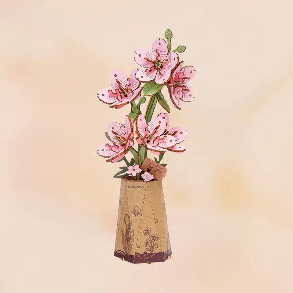 3D Wooden Puzzle - Flower - Sakura