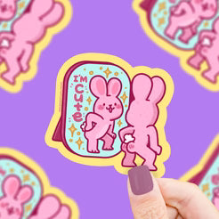 Sticker - I'm Cute Bunny
