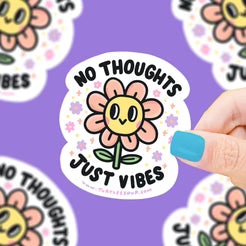 Sticker - No Thoughts Just Vibes