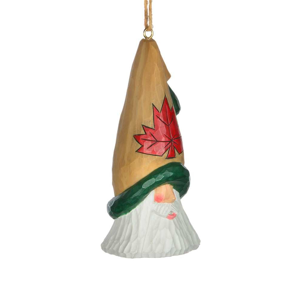 Ornament - Cottage Carvings -  Maple Leaf Hat