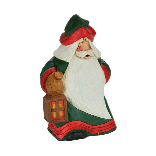 Decor Piece - Cottage Carvings - Santa Lantern