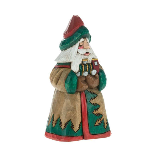Decor Piece - Cottage Carvings - Santa Toy Train