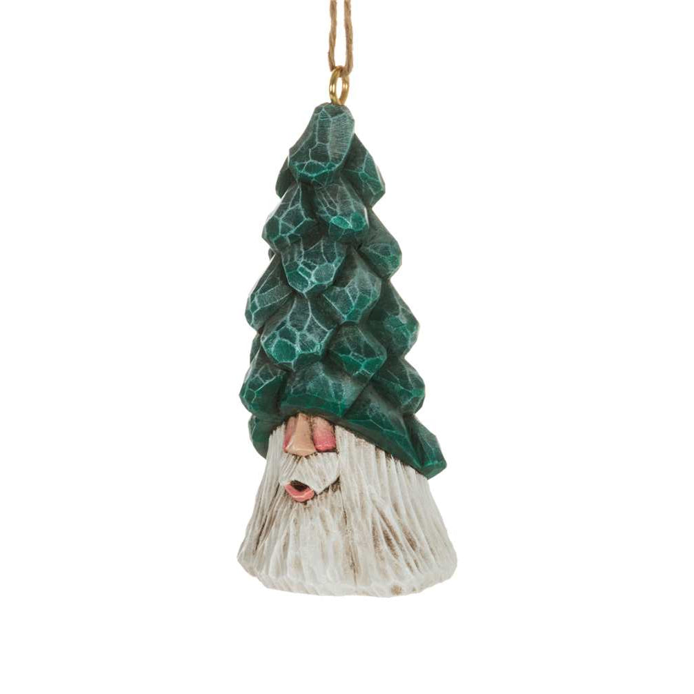 Ornament - Cottage Carvings -  Pine Tree Hat