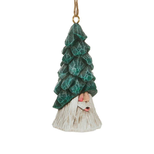 Ornament - Cottage Carvings -  Pine Tree Hat