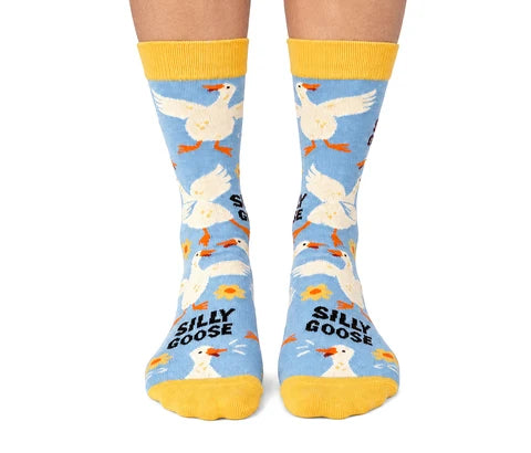 Socks - Small Crew - Silly Goose