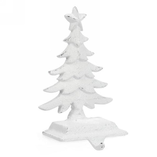 Stocking Holder - Tree - White