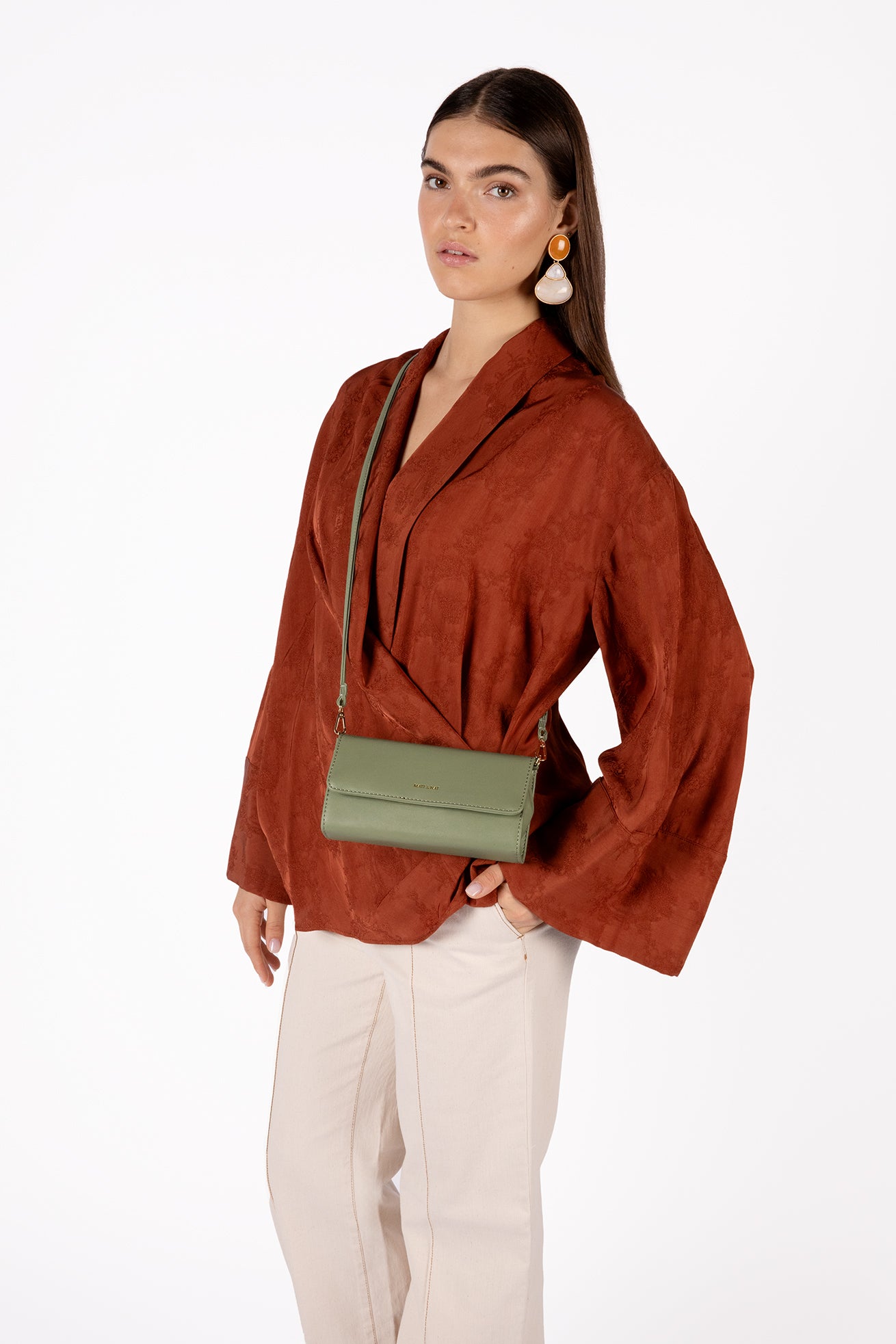 Matt & Nat - Drew Full Crossbody - Rum