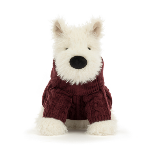 Jellycat - Munro Scottie - Winter Outfit
