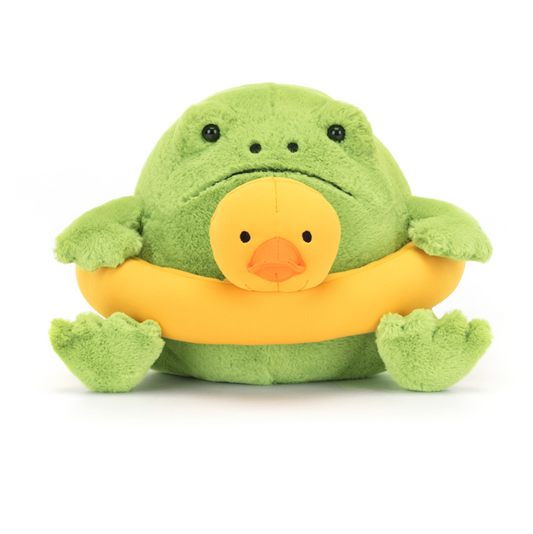 Stuffy - Ricky Rain Frog - Rubber Tube Ring