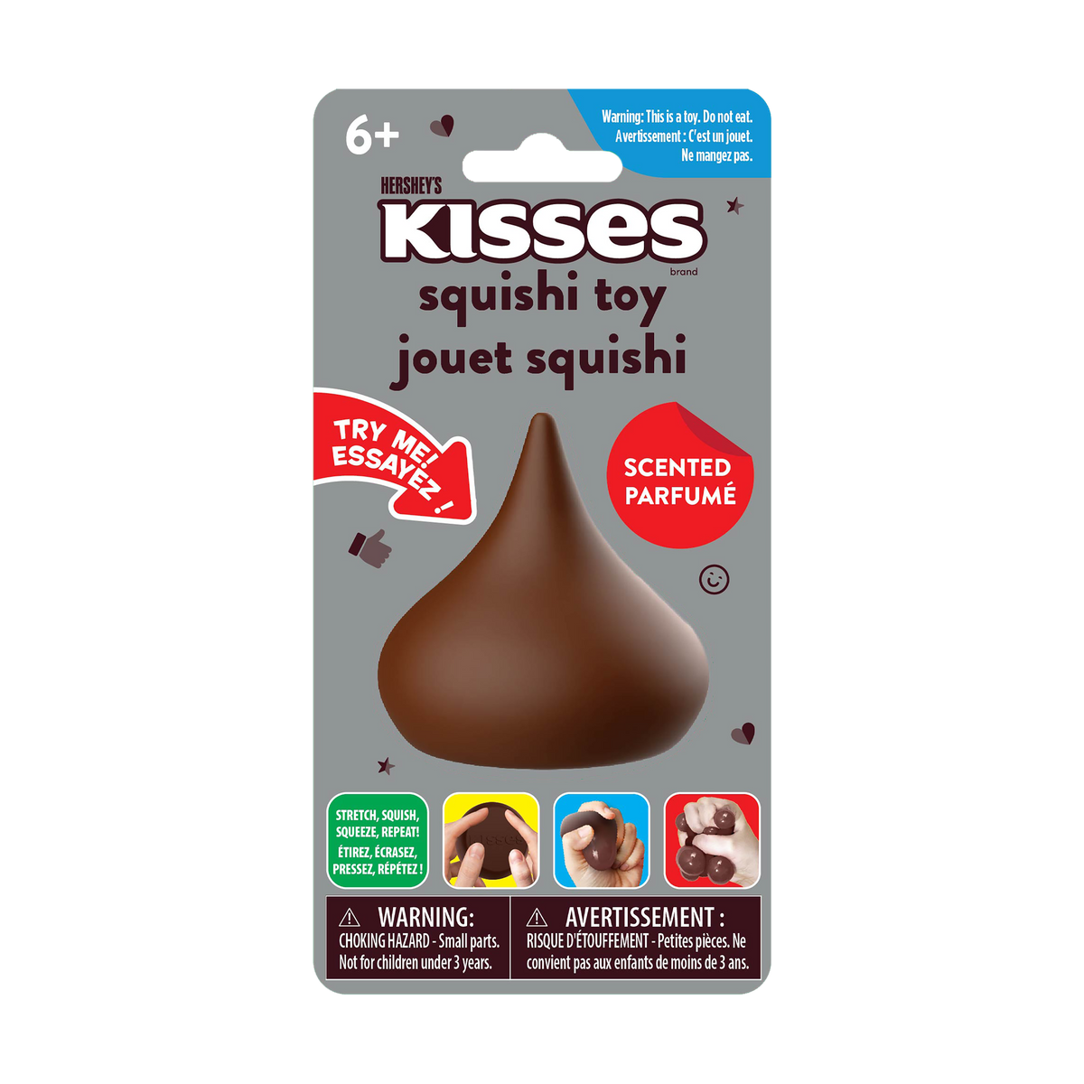 Squish Toy - Hershey's Kiss Chocolate - Scented