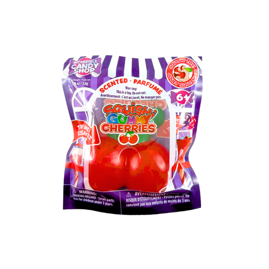 Squish Toy - Gummy Cherry - Scented
