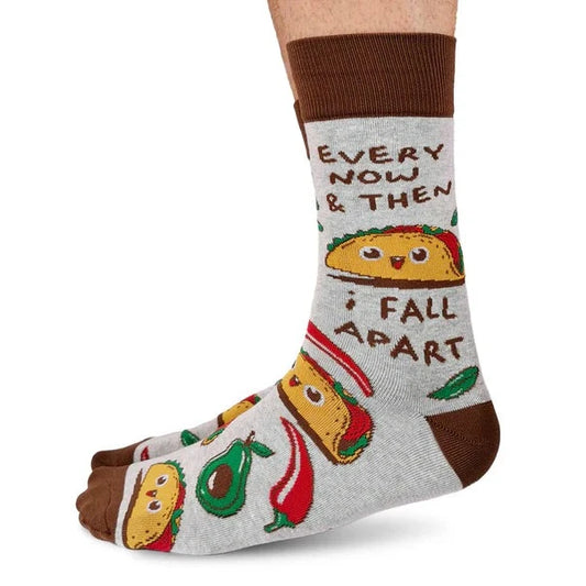 Socks - Large Crew - Tumbling Tacos