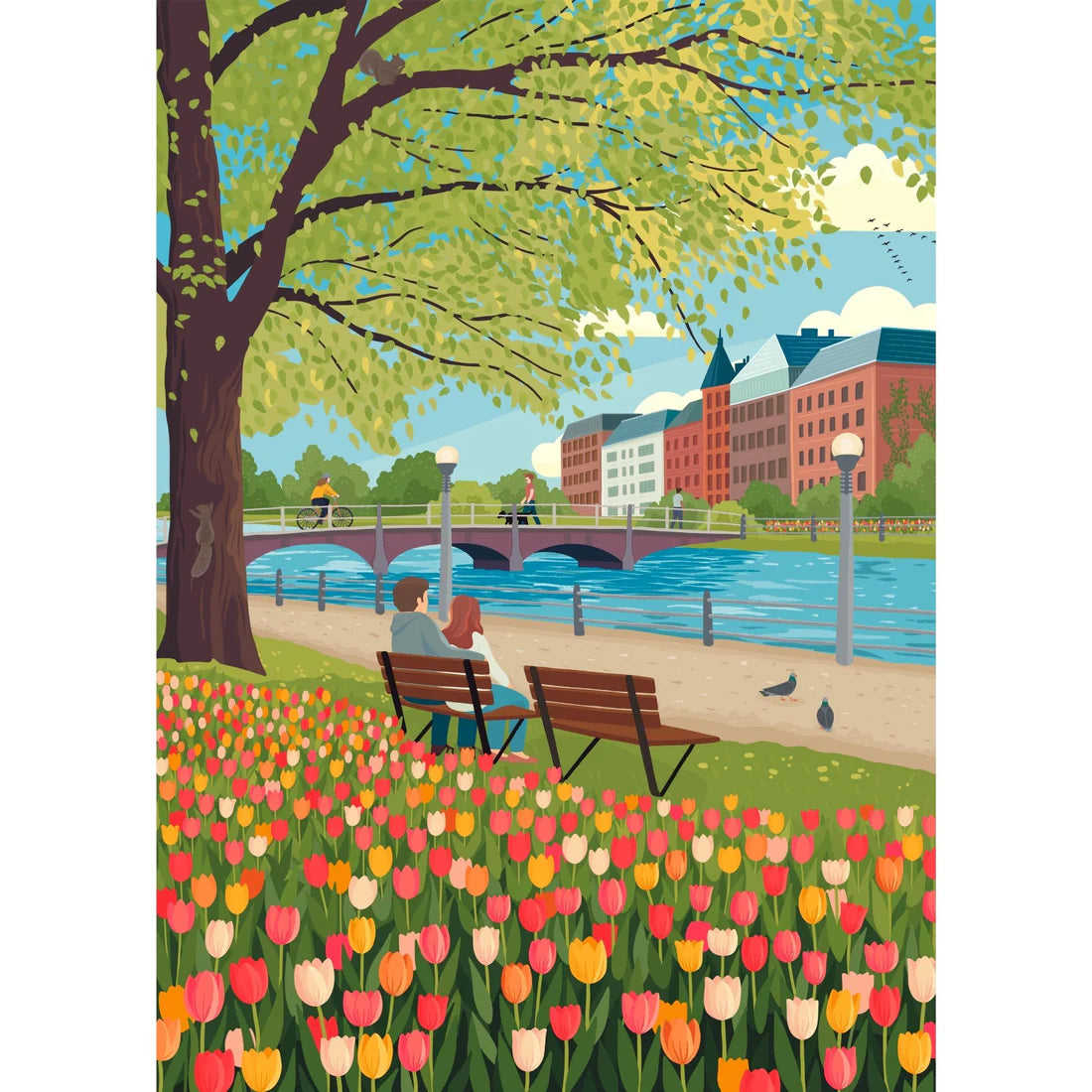 Puzzle - Tulip Season - 500 Piece