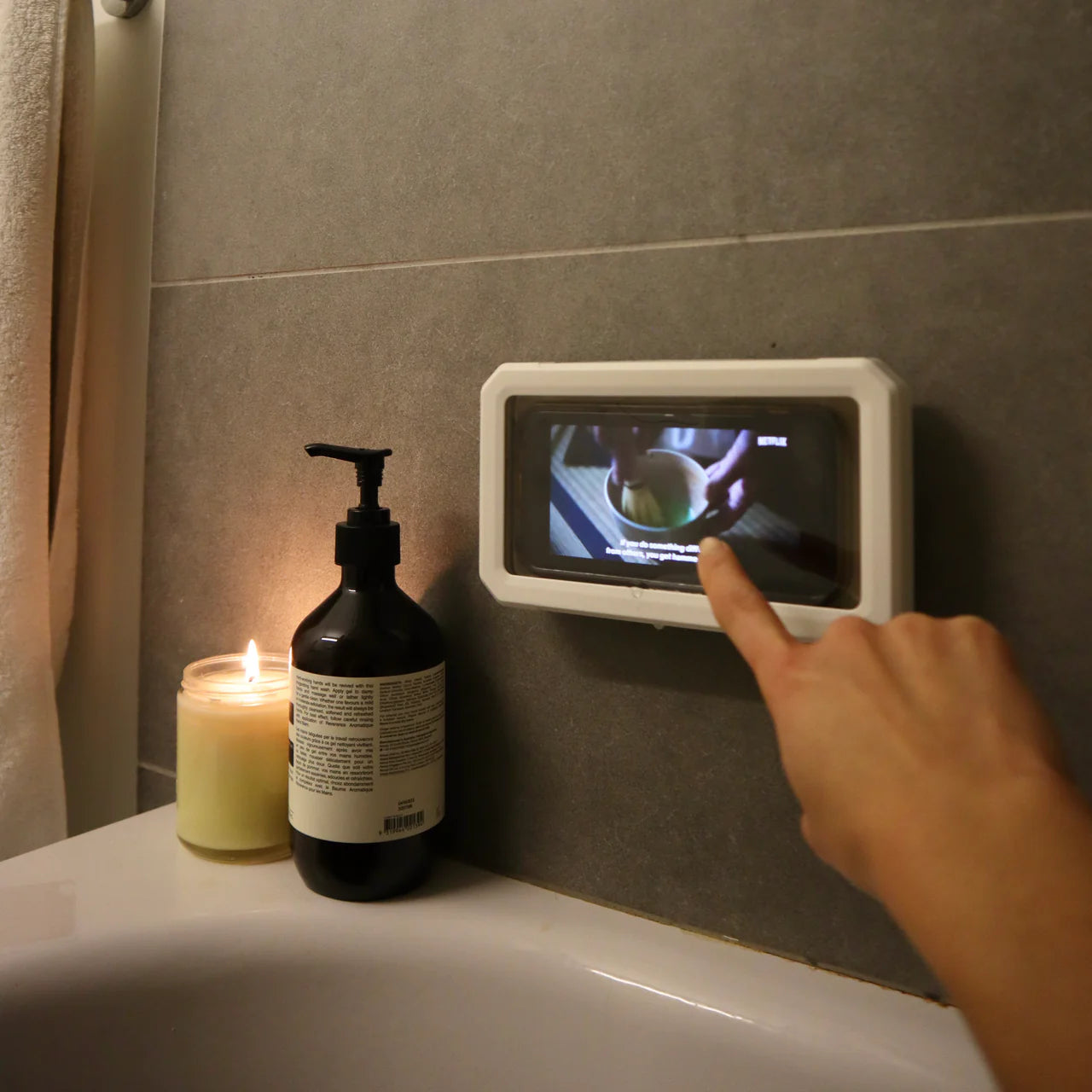 Shower Phone Case - White