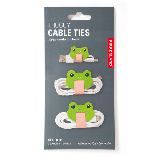 Cable Ties - Froggy - Set of 3