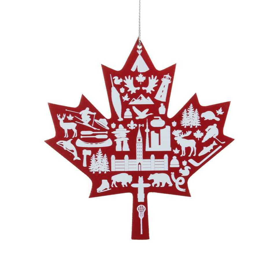 Ornament - Maple Leaf - Canada icons