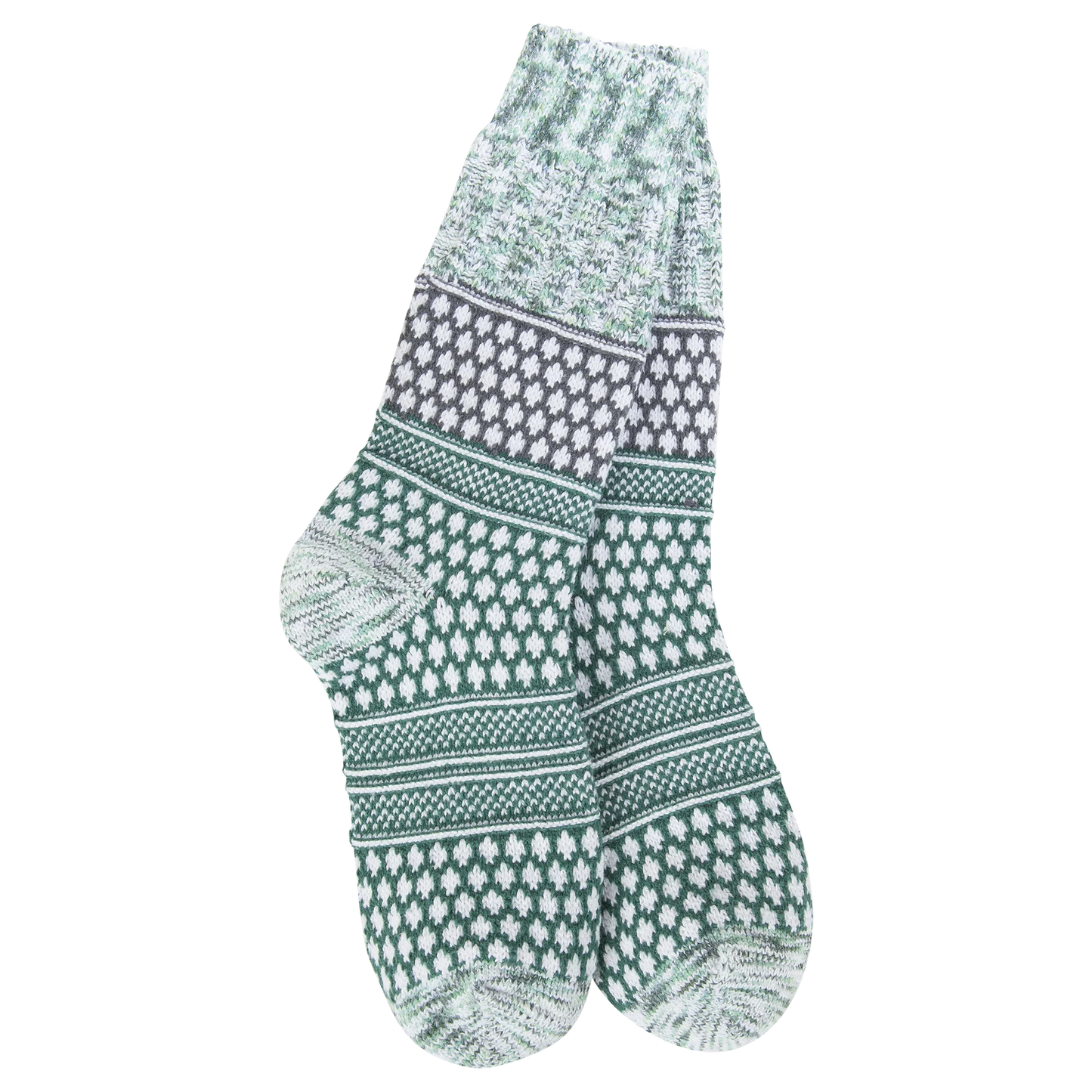 Socks - Holiday Gallery Crew - Spruce