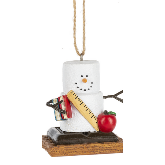 Ornament - S'more Teacher Apple