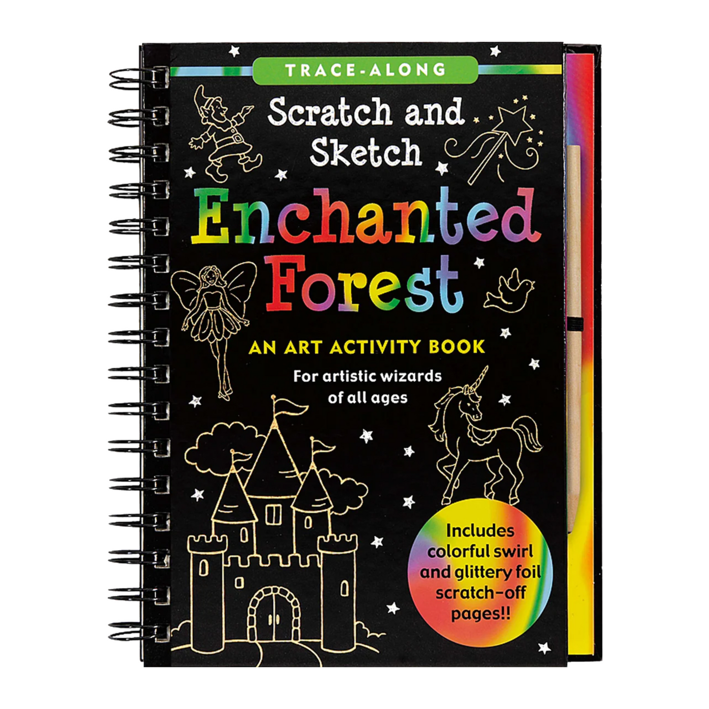 Book - Scratch & Sketch - Enchanted Forest