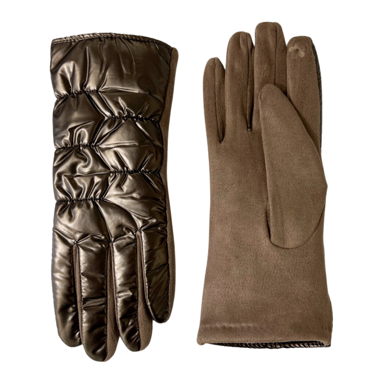 Gloves - Puffy - Bronze
