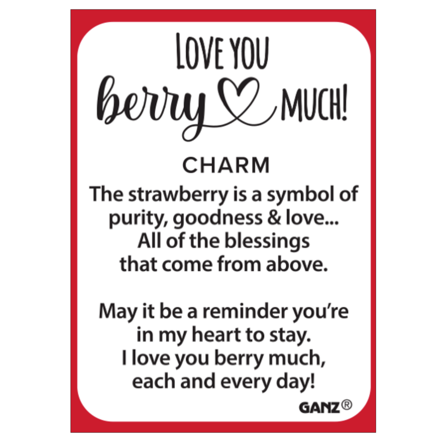 Charm - Love You Berry Much!