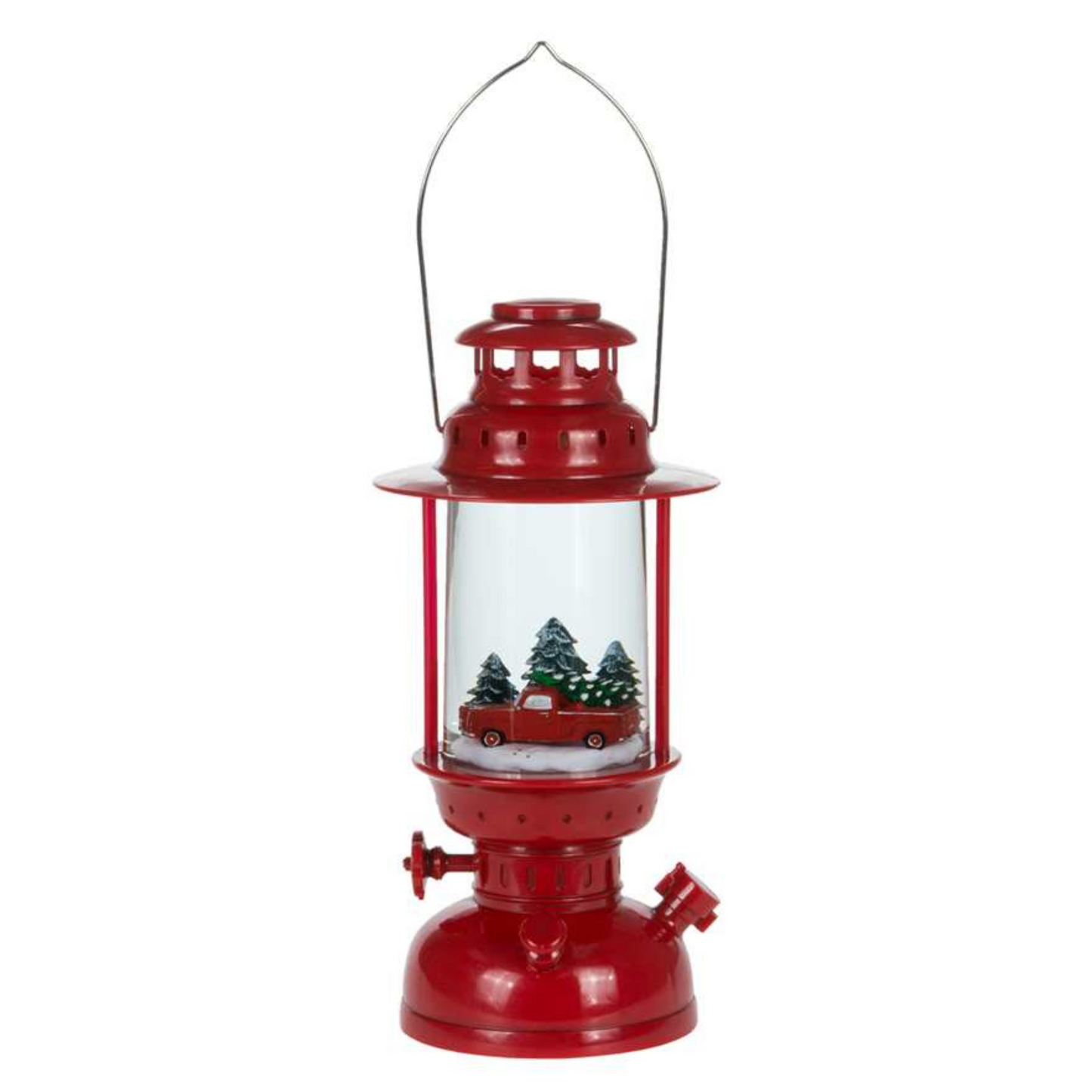 Lantern - LED - Red Truck 10"