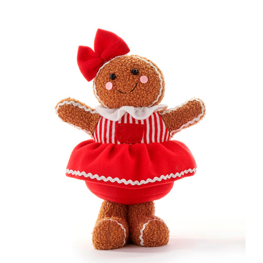 Decor Piece - Standing Gingerbread Plush