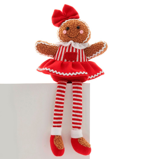 Decor Piece - Shelf Sitter - Gingerbread Plush