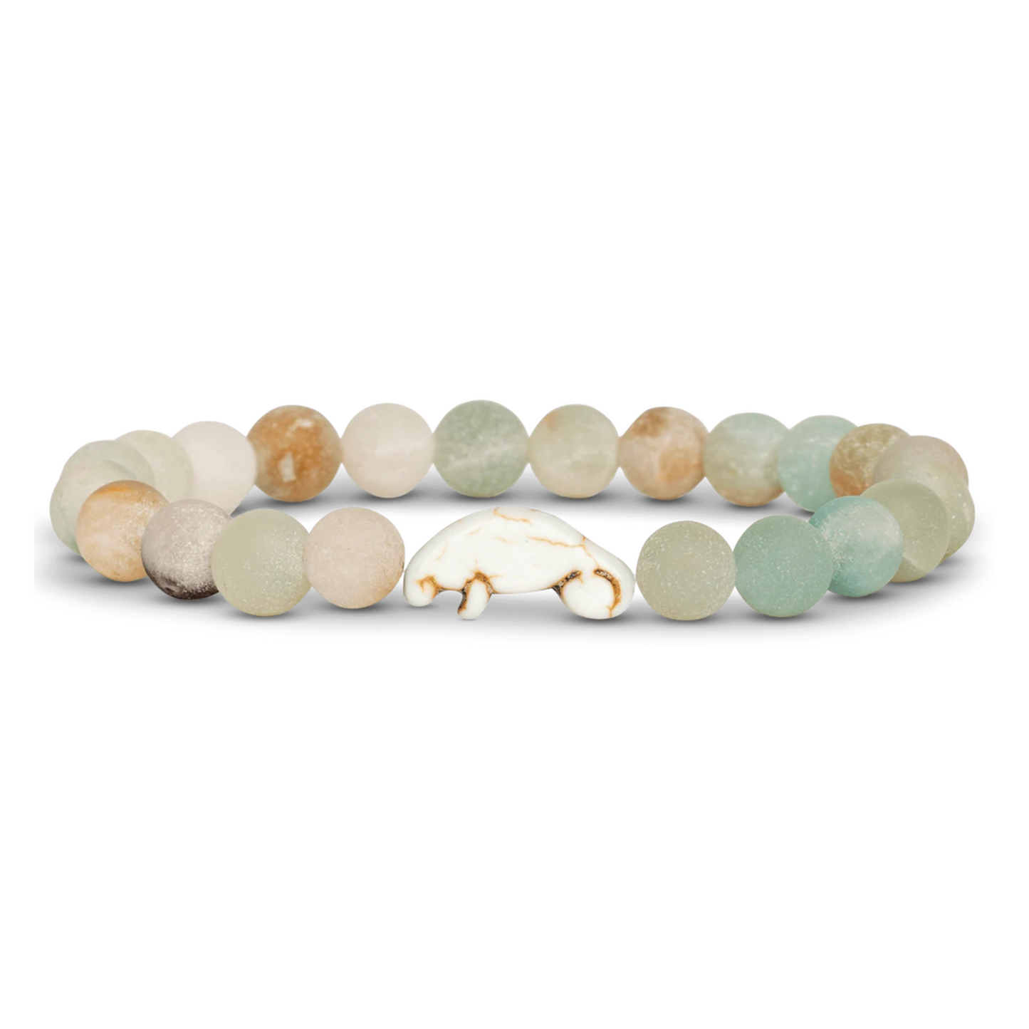 Animal Tracking Bracelet - Drift Manatee - Sky Stone