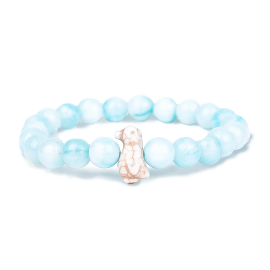 Animal Tracking Bracelet - Passage Penguin - Seafoam