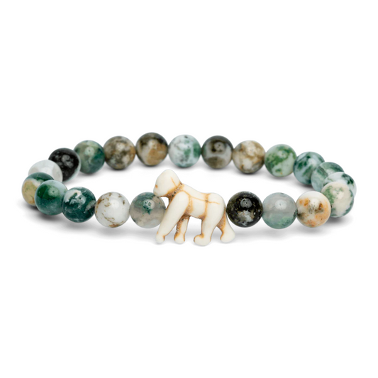 Animal Tracking Bracelet - Traverse Gorilla - Rainforest Green