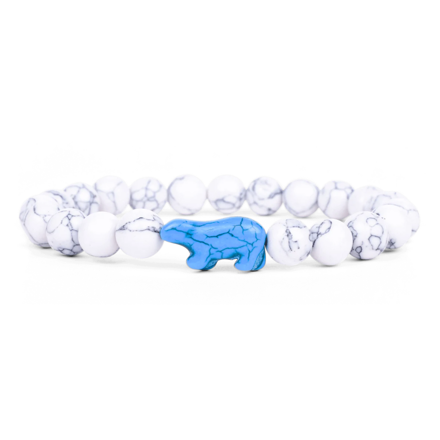 Animal Tracking Bracelet - Venture Polar Bear - Arctic White