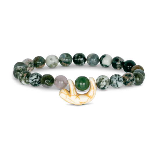 Animal Tracking Bracelet - Wander Sloth - Rainforest Green