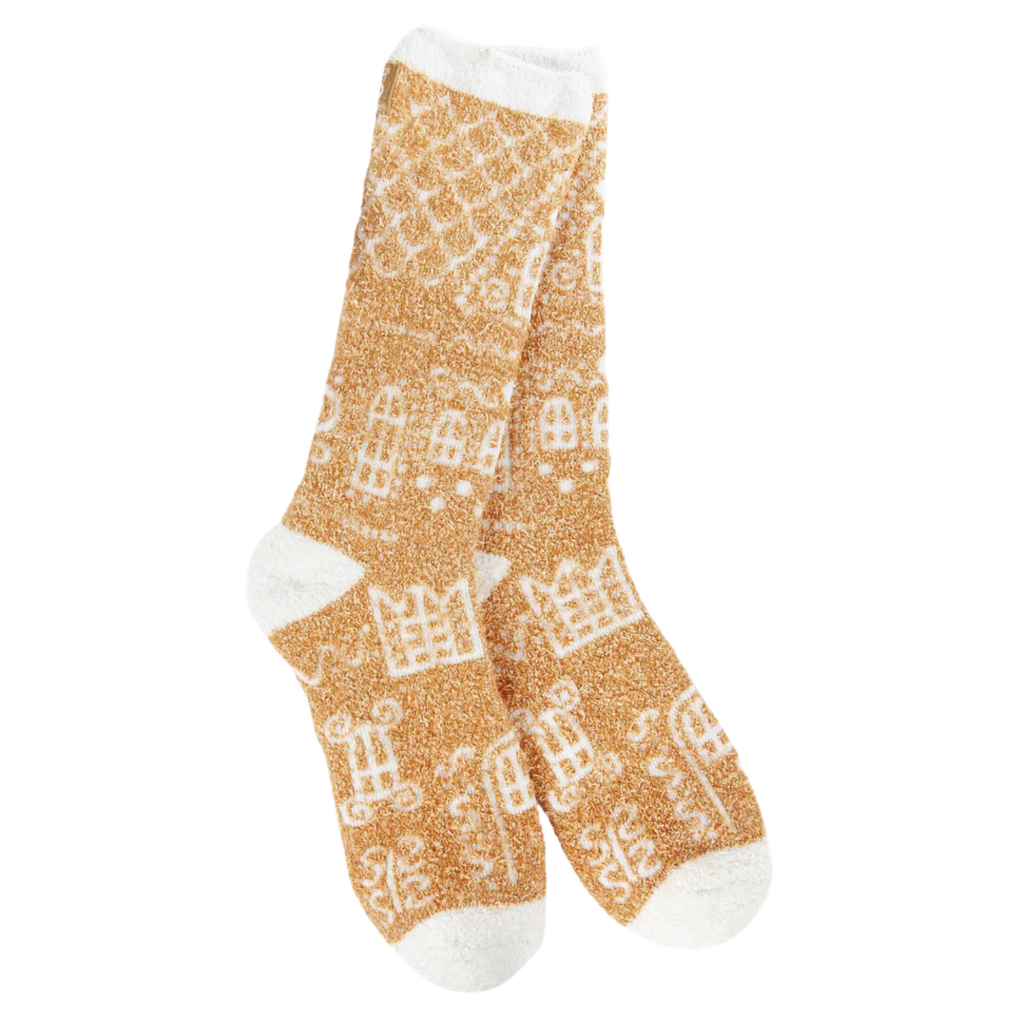 Socks - Holiday Cozy Crew - Gingerbread